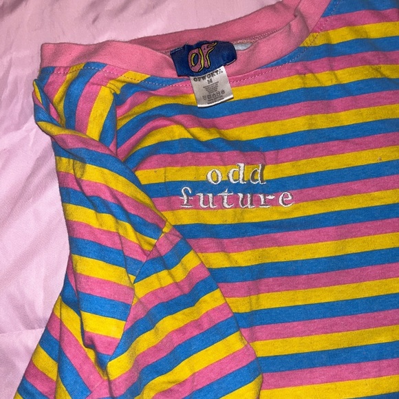 Odd Future Tyler The Creator Stripe T Shirt Tee Size Small - Picture 4 of 4